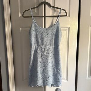 Lulu's Sky Blue Eyelet Sundress